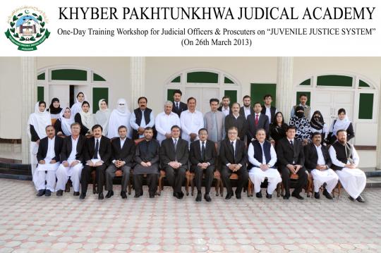 One-Day Training Workshop for Judicial Officers & Prosecutors on "JUVENILE JUSTICE SYSTEM" (on 26th March 2013)